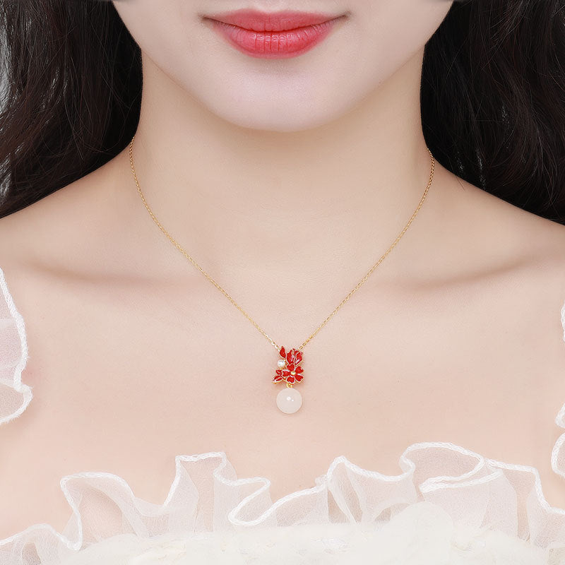 Argent Collier romantique pour moments spéciaux