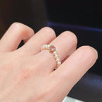 Perle Bague élégant pour toute occasion