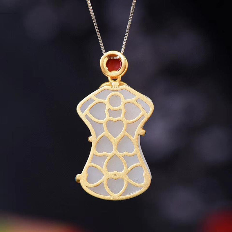 Argent Collier artisanal délicat