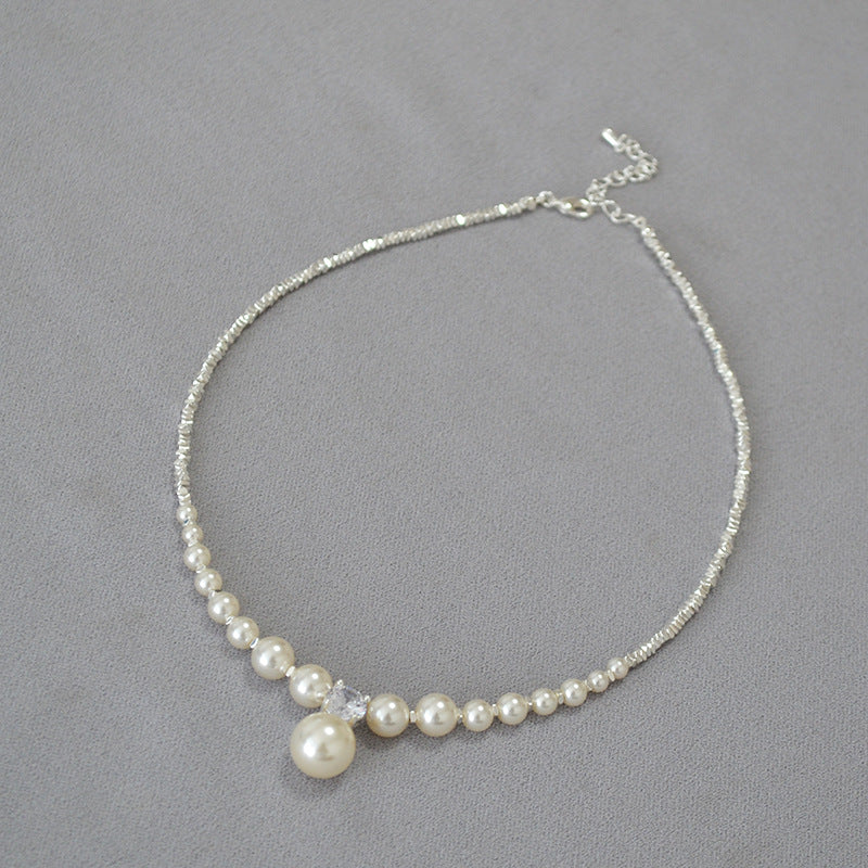 Argent Collier artisanal délicat