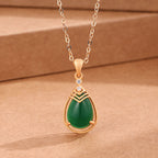 Argent Collier vintage fait main