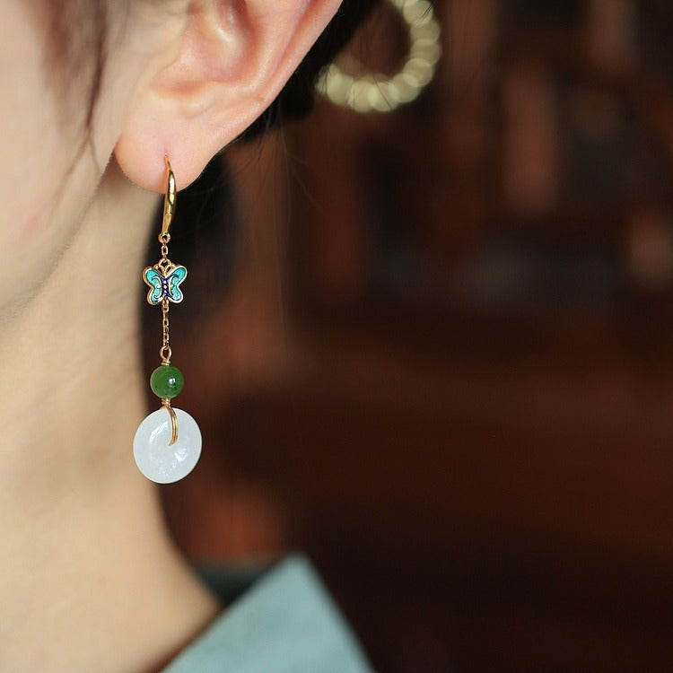 Argent Boucle d'oreille charmant pour toute occasion