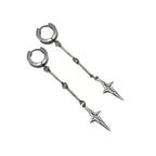 Argent Boucle d'oreille artisanal délicat