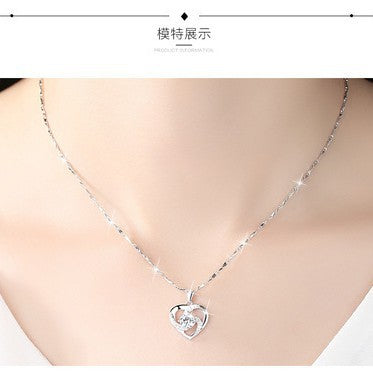 Argent Collier vintage fait main