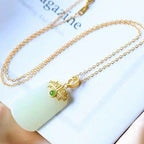 Argent Collier vintage fait main