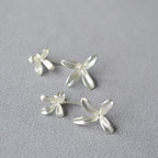 Argent Boucle d'oreille artisanal délicat