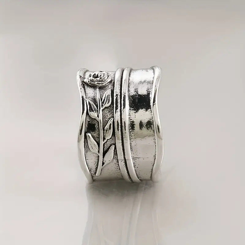 Argent Bague artisanal délicat