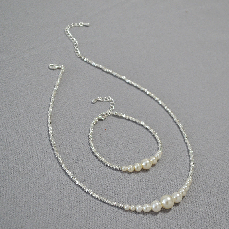 Argent Collier artisanal délicat