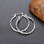 Argent Boucle d'oreille charmant pour toute occasion