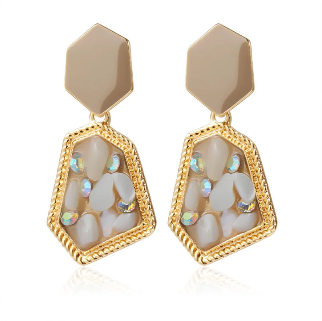 Argent Boucle d'oreille artisanal délicat