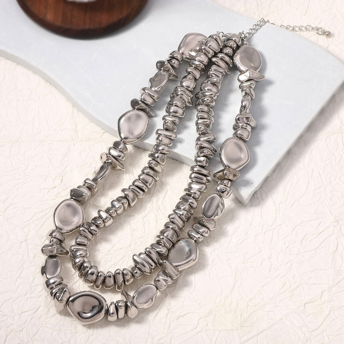 Argent Collier élégant pour toute occasion