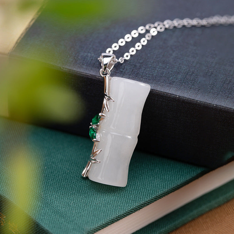 Argent Collier vintage fait main