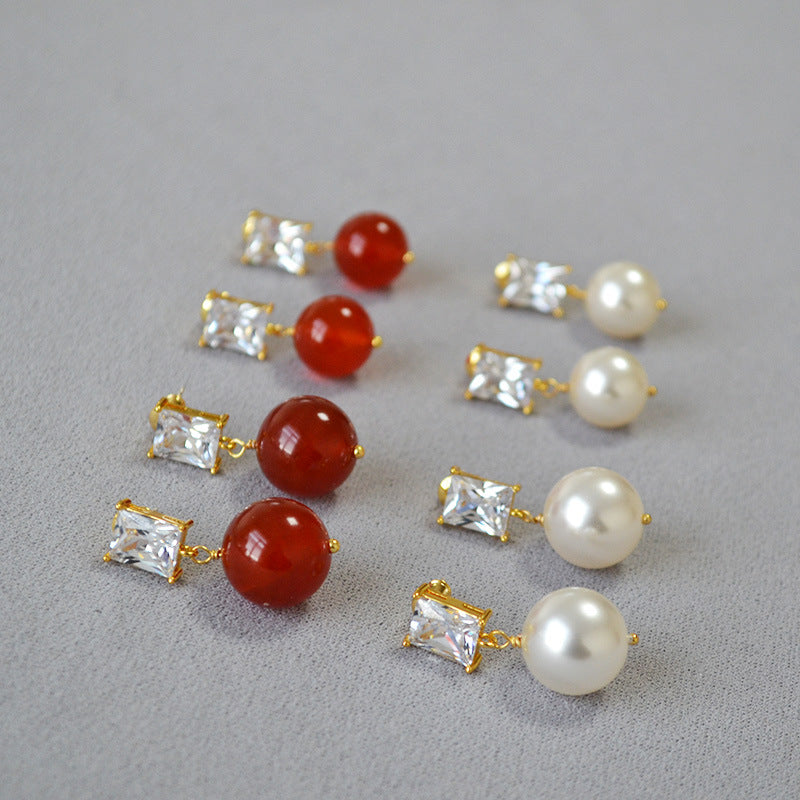 Argent Boucle d'oreille charmant pour toute occasion