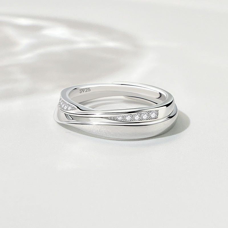 Argent Bague artisanal délicat