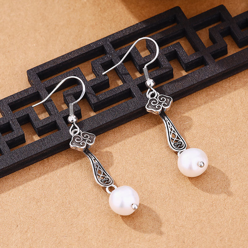 Argent Boucle d'oreille charmant pour toute occasion