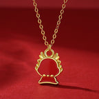 Argent Collier vintage fait main