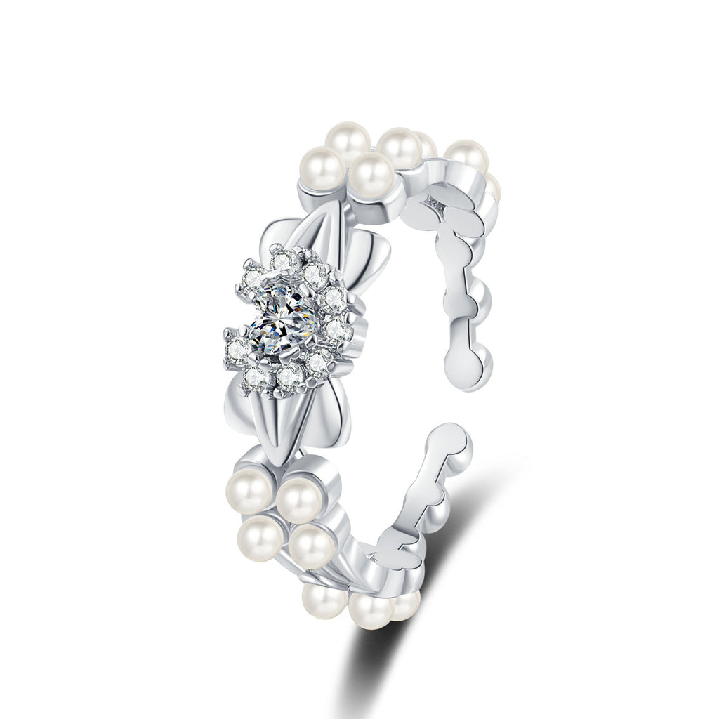 Perle Bague élégant pour toute occasion