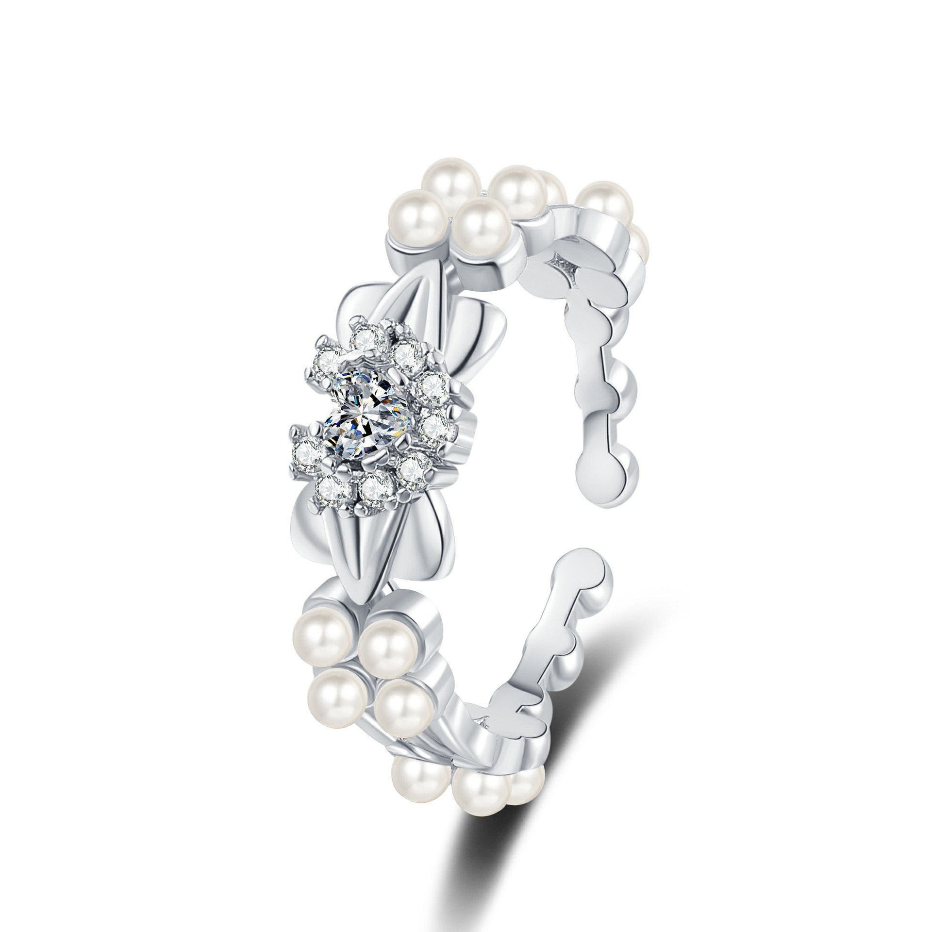 Perle Bague élégant pour toute occasion