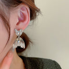 Argent Boucle d'oreille charmant pour toute occasion