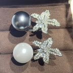 Perle Bague magnifique au style unique