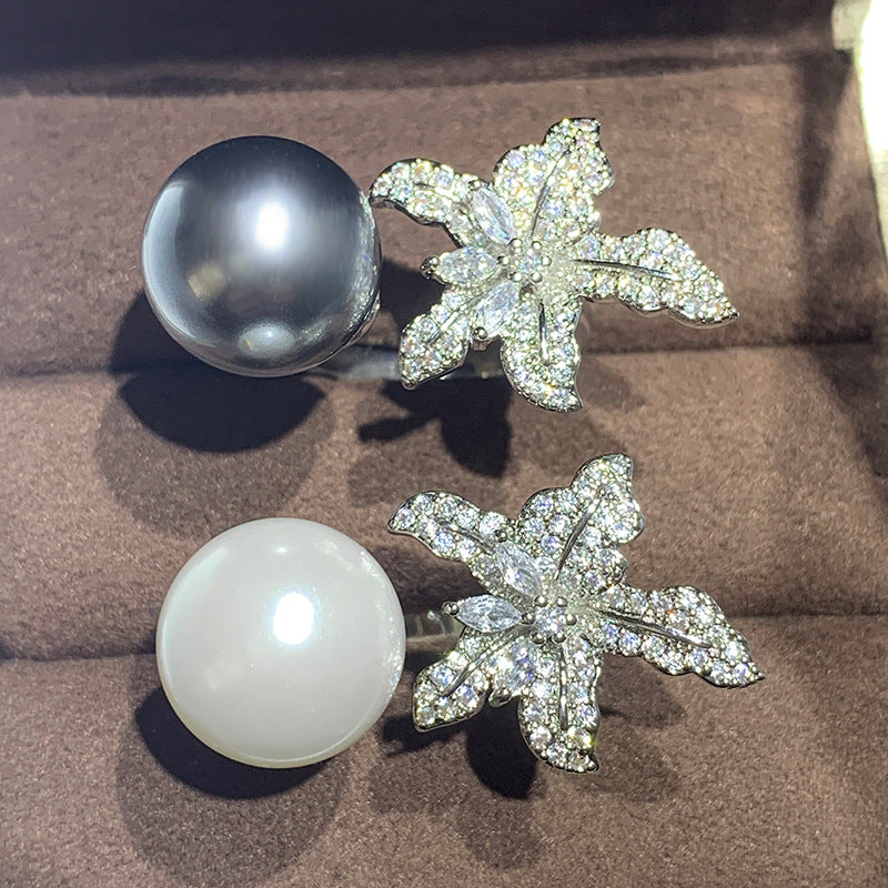 Perle Bague magnifique au style unique