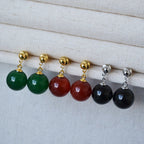 Argent Boucle d'oreille artisanal délicat