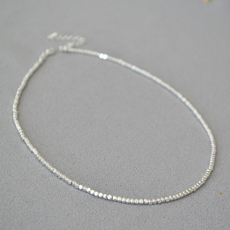 Argent Collier vintage fait main