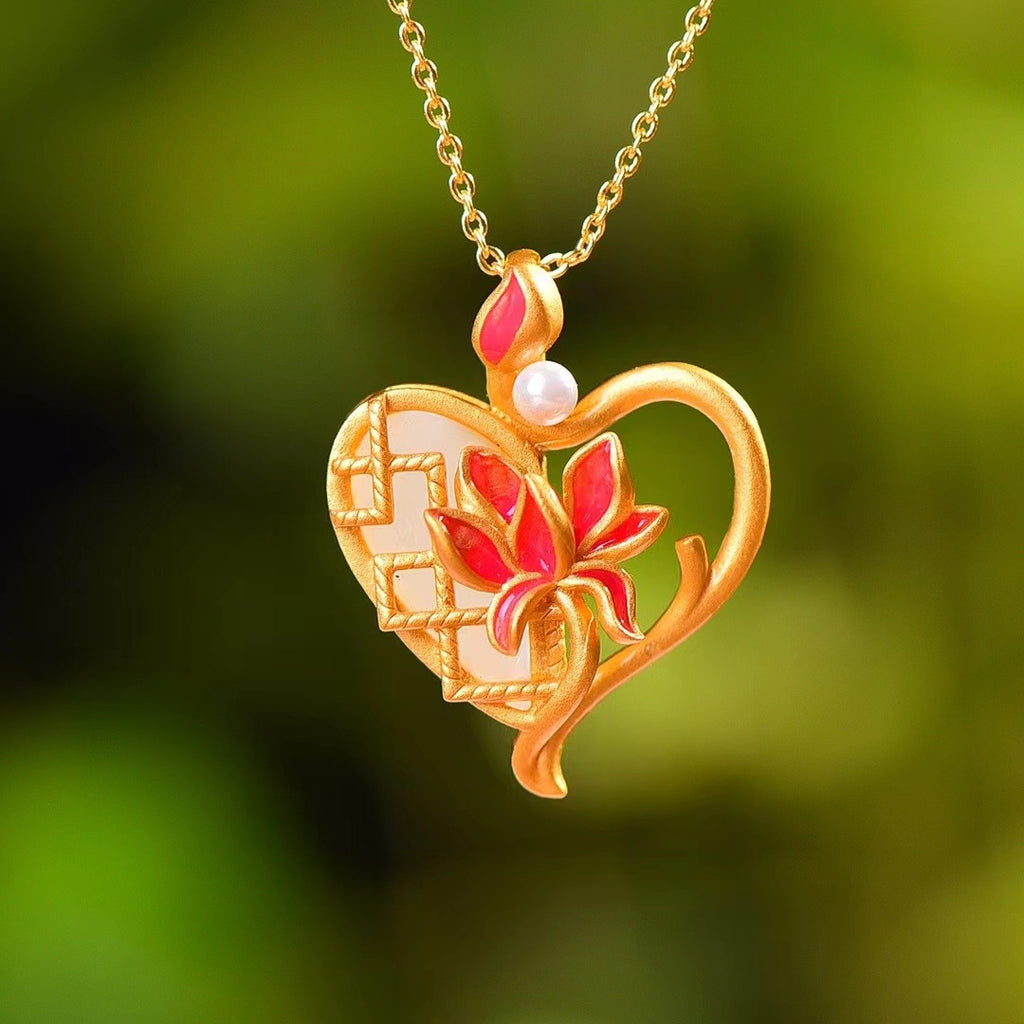 Argent Collier romantique pour moments spéciaux