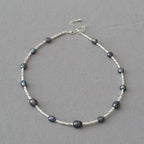 Argent Collier magnifique au style unique