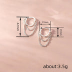 A Must-Have - Boucle d'oreille classique au charme intemporel