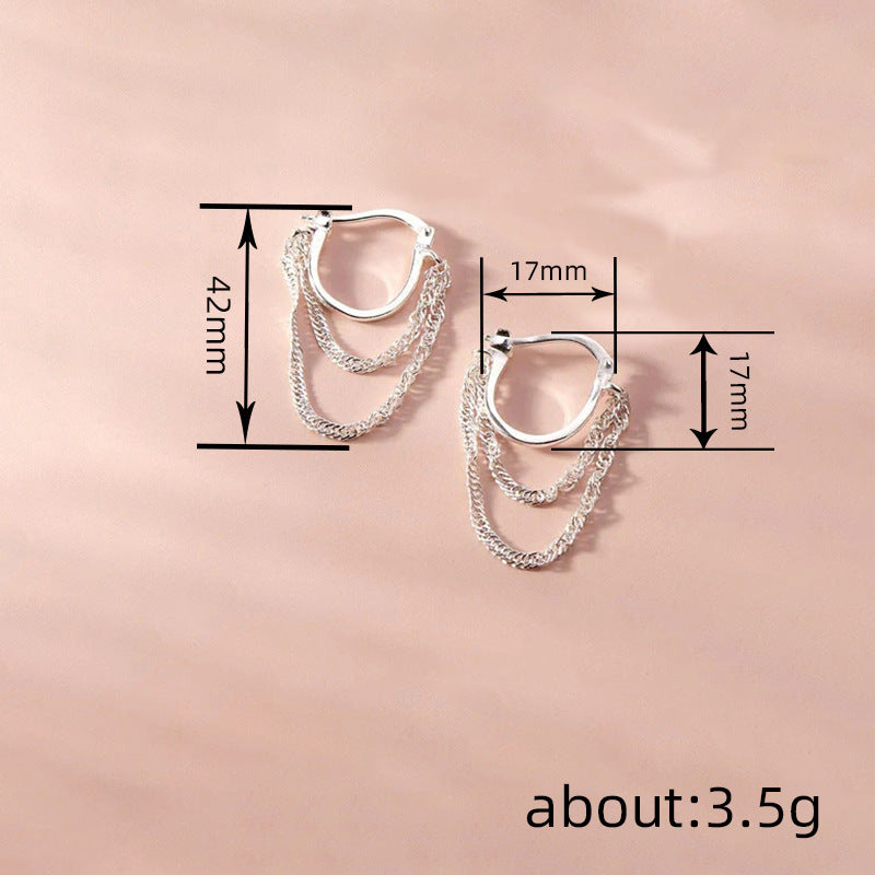 A Must-Have - Boucle d'oreille classique au charme intemporel