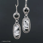 Argent Boucle d'oreille artisanal délicat