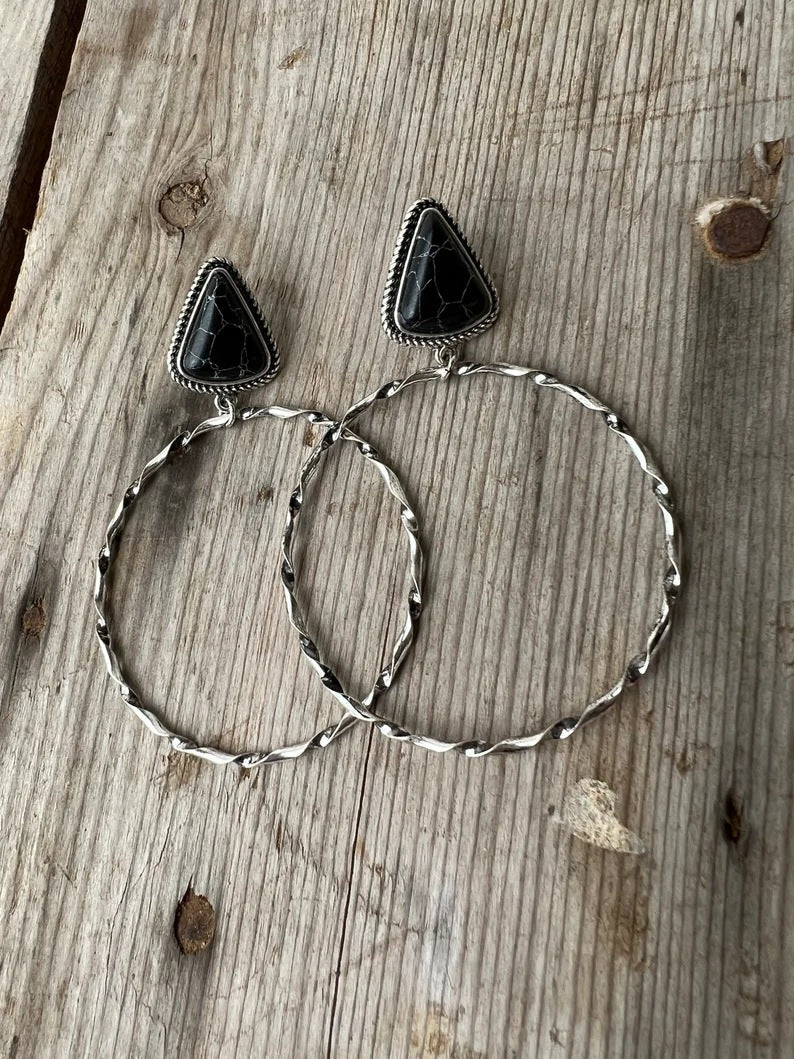 Argent Boucle d'oreille charmant pour toute occasion