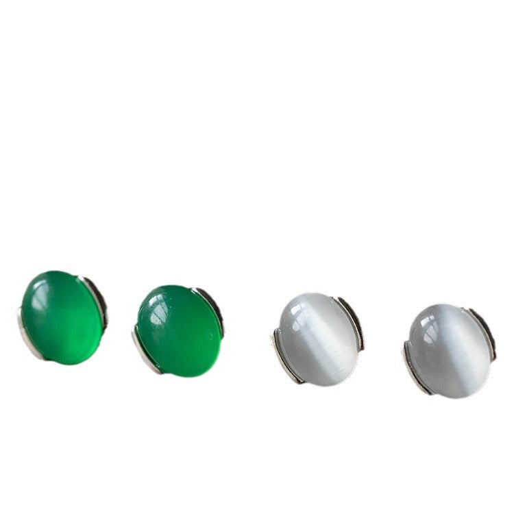 Argent Boucle d'oreille artisanal délicat