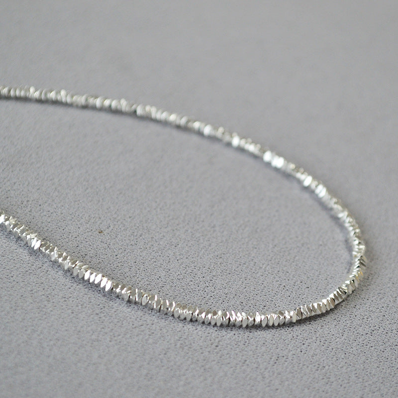 Argent Collier vintage fait main