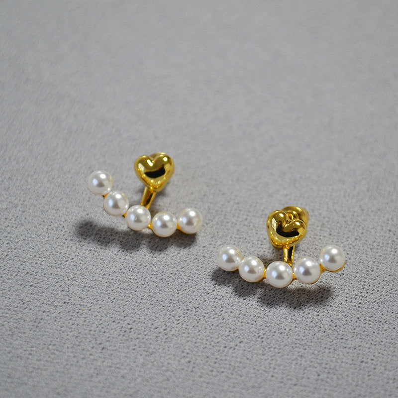 Argent Boucle d'oreille artisanal délicat