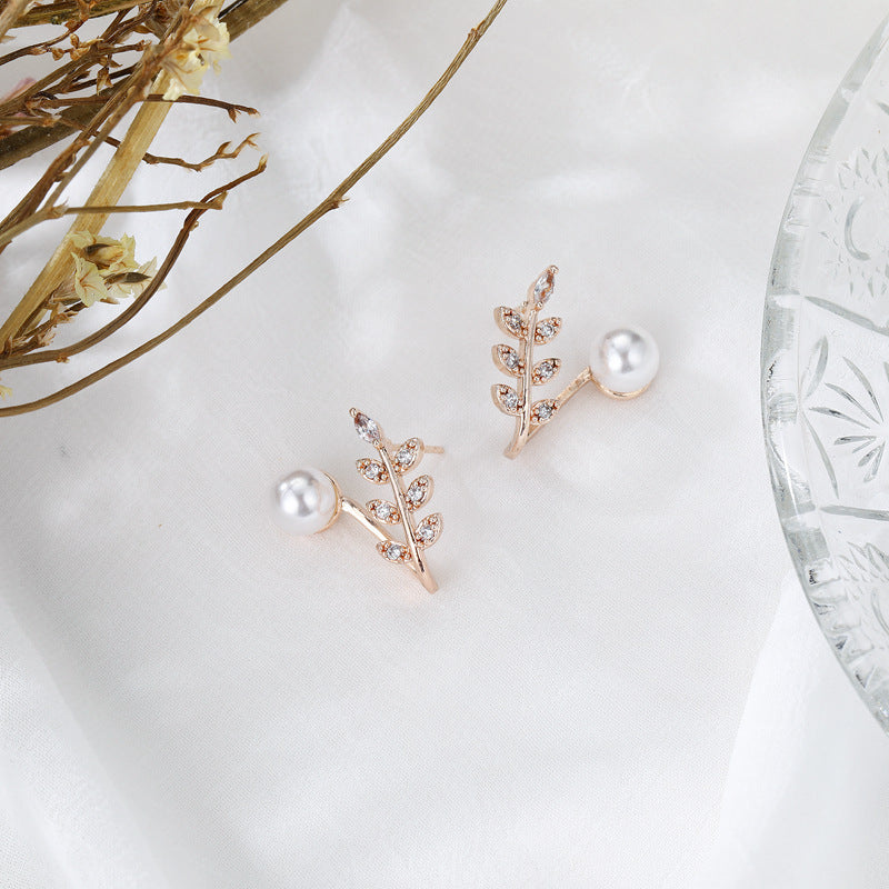 Argent Boucle d'oreille artisanal délicat