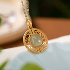 Argent Collier magnifique au style unique