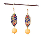 Argent Boucle d'oreille artisanal délicat