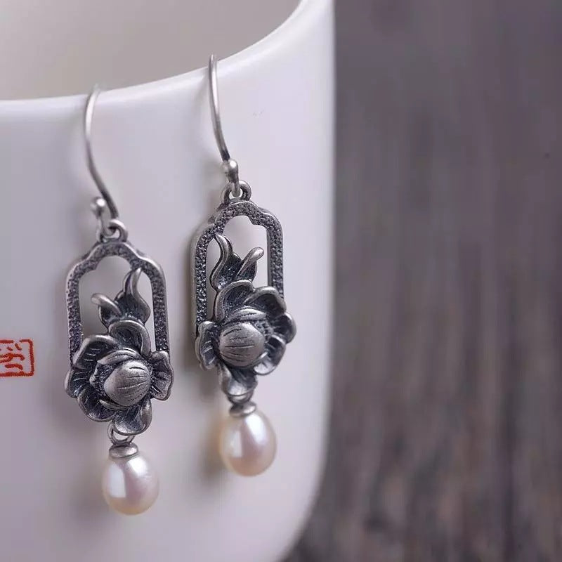 Argent Boucle d'oreille charmant pour toute occasion