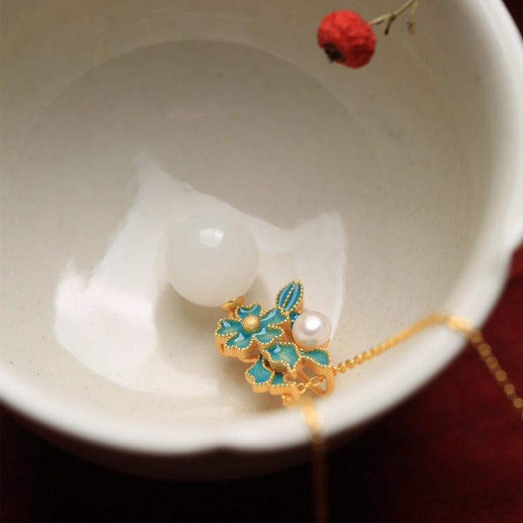 Argent Collier charmant pour toute occasion