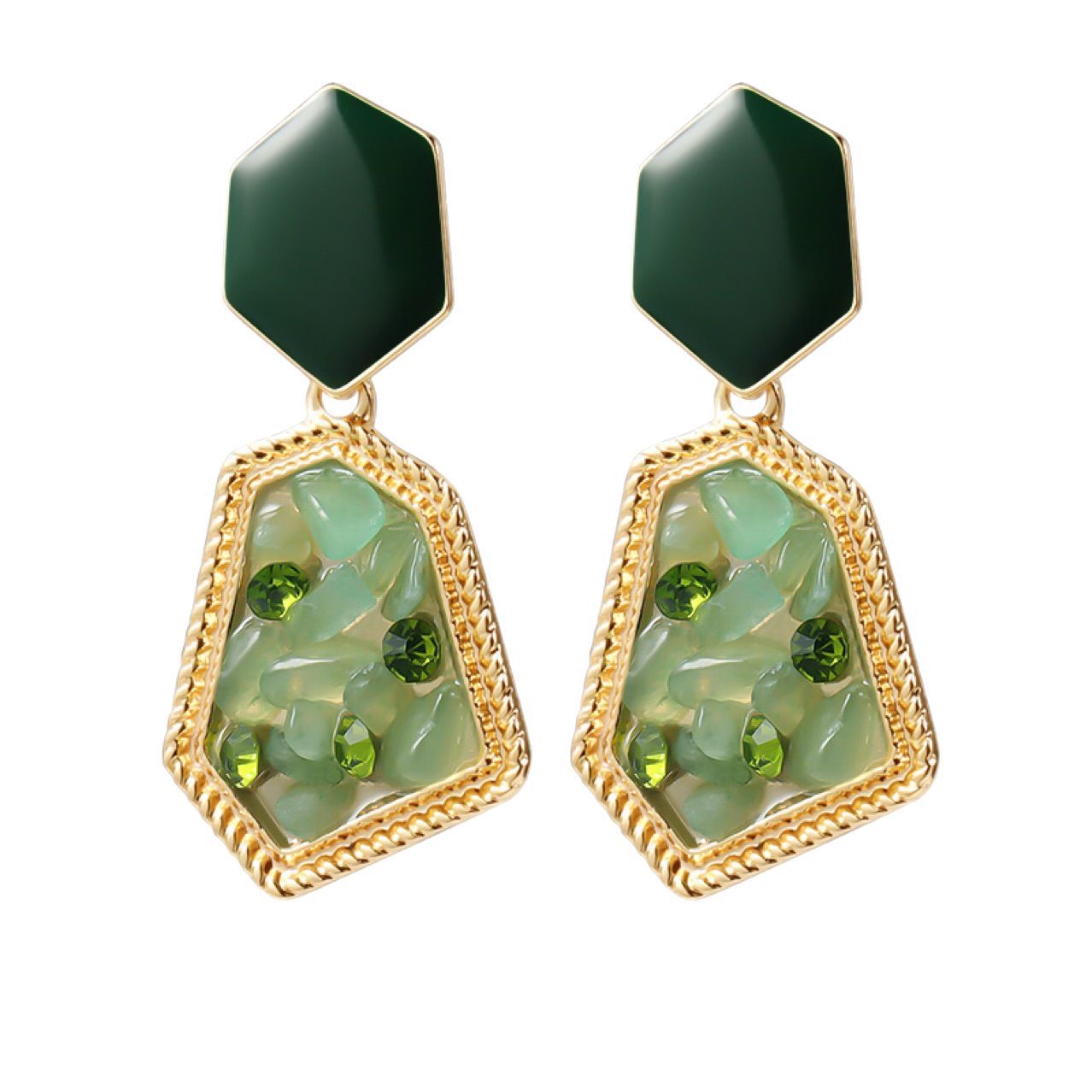 Argent Boucle d'oreille artisanal délicat