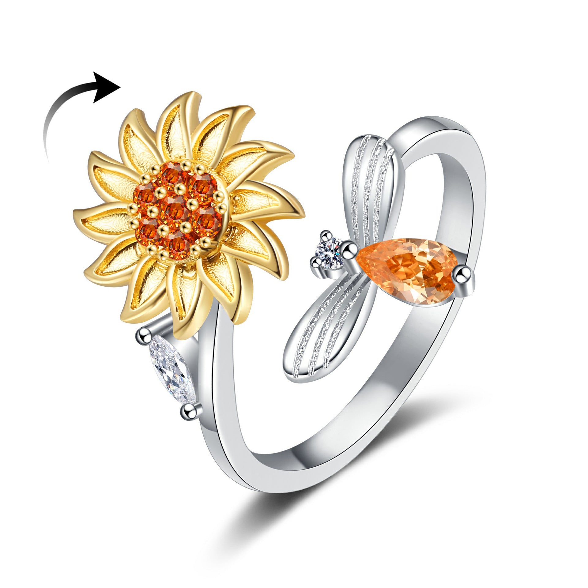 Argent Bague classique au charme intemporel