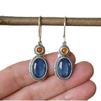 Argent Boucle d'oreille artisanal délicat