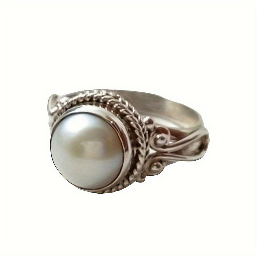 Argent Bague artisanal délicat