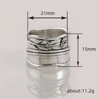 Argent Bague artisanal délicat