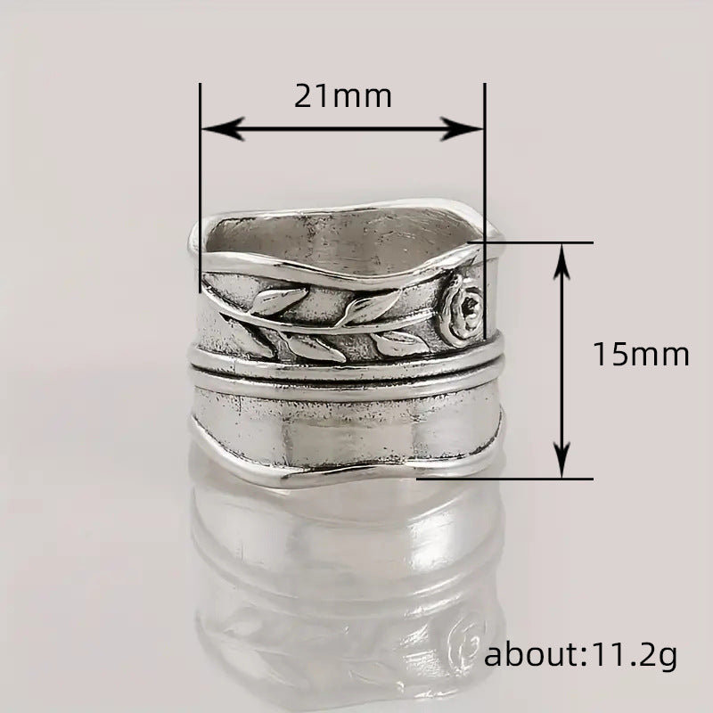 Argent Bague artisanal délicat