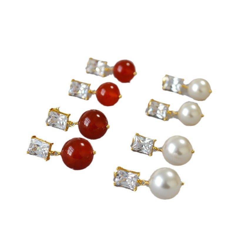 Argent Boucle d'oreille charmant pour toute occasion