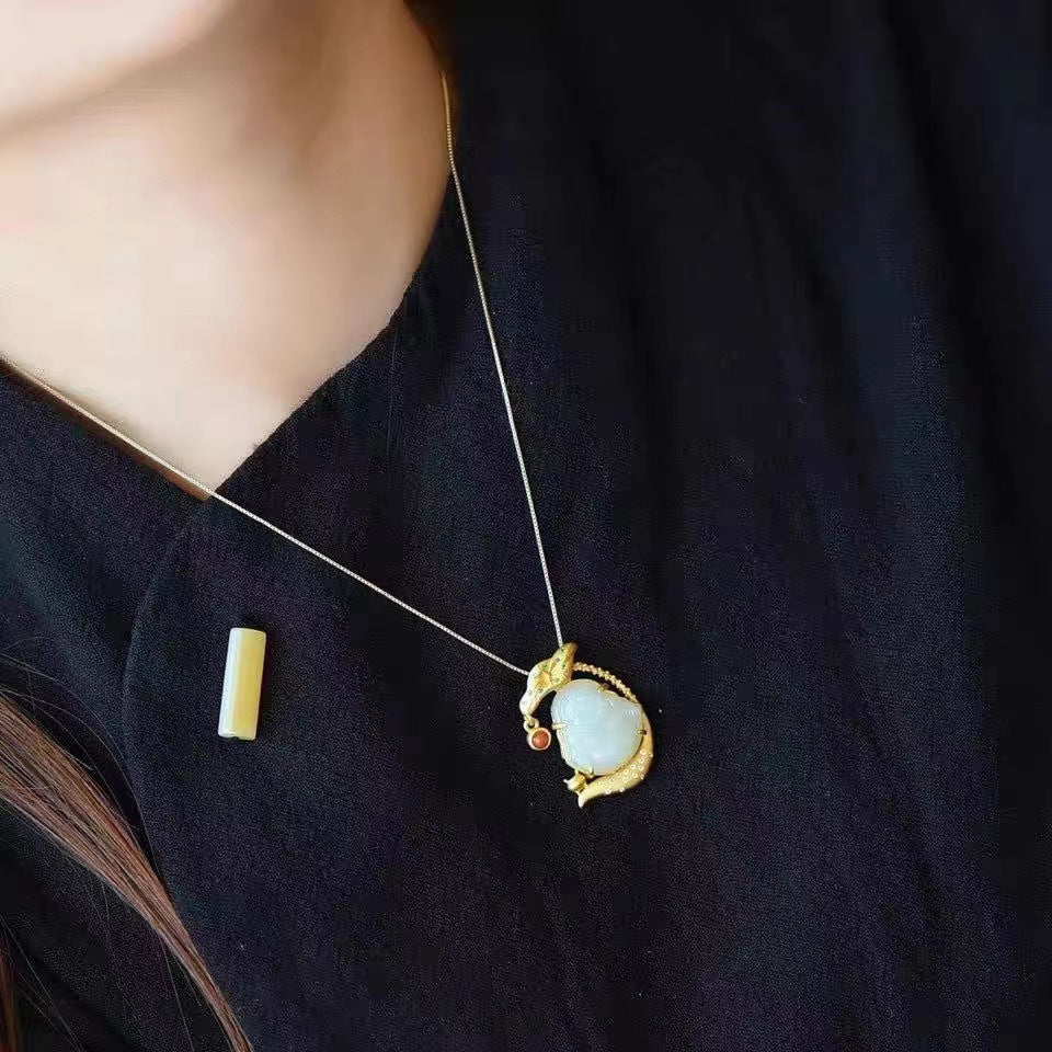 Argent Collier artisanal délicat