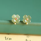 Argent Boucle d'oreille artisanal délicat